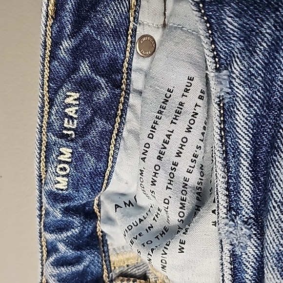 American Eagle distressed style size 4 stretch mom jeans - Picture 7 of 8